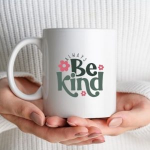 Gentle Remind: 'Be Kind' Ceramic Affirmation Mug