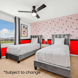 SHARED: Stay four (4) nights in a beautiful vacation home in a SHARED bedroom and SHARED bathroom—BBQ pool party included!