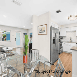 Stay four (4) nights in a beautiful vacation home with your own private bedroom and bathroom—BBQ pool party included!