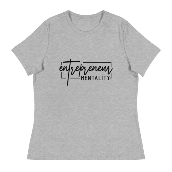 Entrepreneur Mentality Women’s Motivational Graphic T-Shirt – Business Mindset & Hustle Tee - Image 4