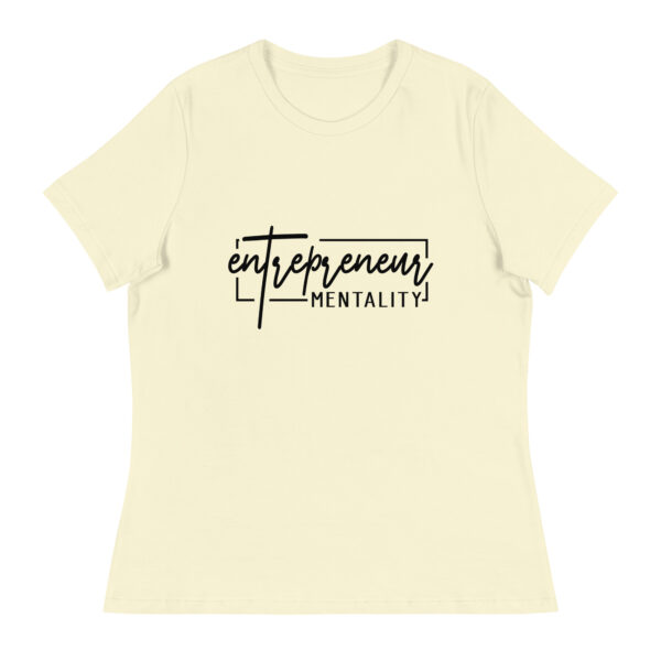 Entrepreneur Mentality Women’s Motivational Graphic T-Shirt – Business Mindset & Hustle Tee - Image 9
