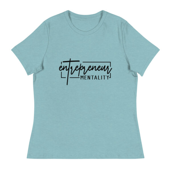 Entrepreneur Mentality Women’s Motivational Graphic T-Shirt – Business Mindset & Hustle Tee - Image 2