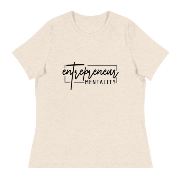 Entrepreneur Mentality Women’s Motivational Graphic T-Shirt – Business Mindset & Hustle Tee
