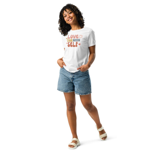 Love Your Damn Self Women’s Empowerment T-Shirt – Inspirational Self-Love Tee - Image 7