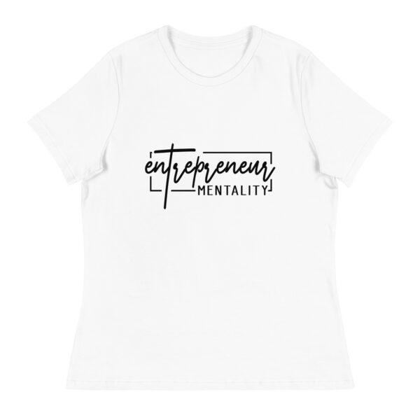 Entrepreneur Mentality Women’s Motivational Graphic T-Shirt – Business Mindset & Hustle Tee - Image 11