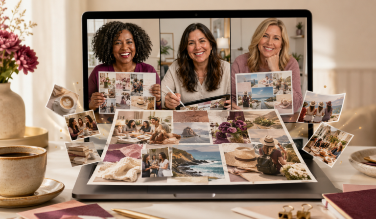 From Meetups to Getaways: Women's Virtual Vision Party